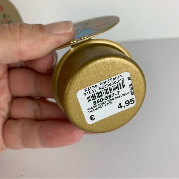 Käthe Wohlfahrt Stained Glass Metal Tea Light Lidded Candle Holders Angel & Tree - Picture 5 of 8